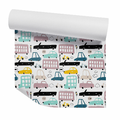 Tapeta na stenu Farebná zastávka auta na ceste