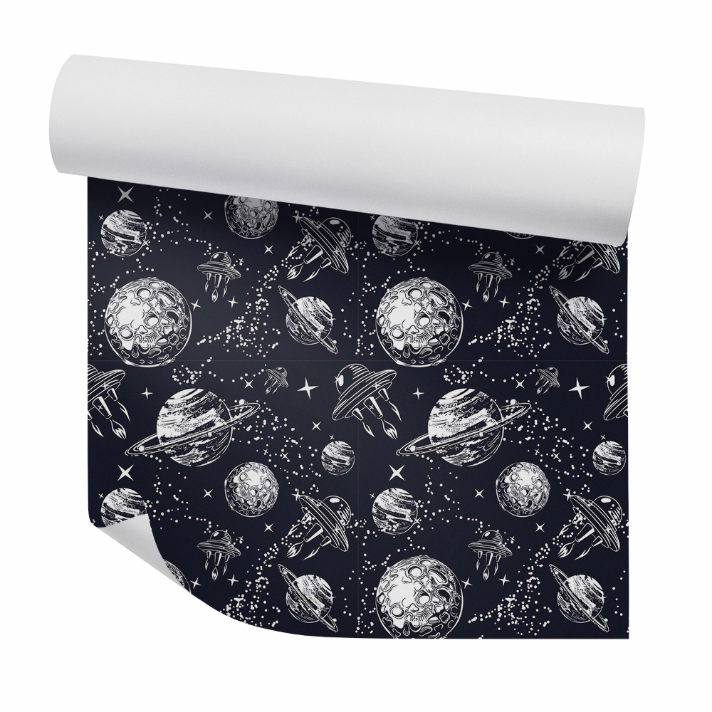 Tapeta Vesmírna planéta tmavé lode