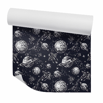 Tapeta Vesmírna planéta tmavé lode