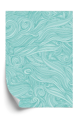 Tapeta Jednoliaty abstraktný morský vzor