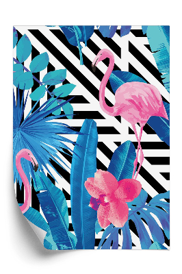 Tapeta Plameniaky a kvety