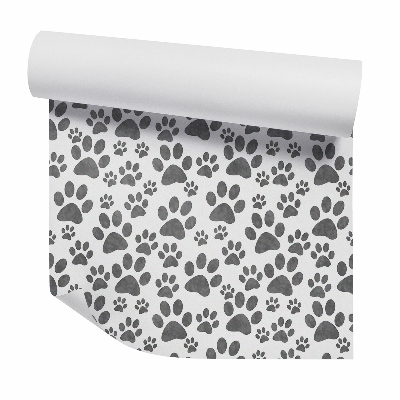 Tapeta na stenu Odtlačok sivej labky