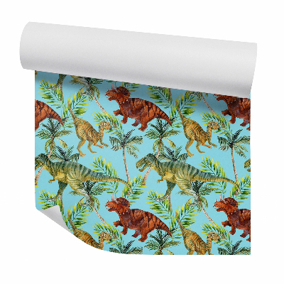 Tapeta Prehistorické dinosaury akvarel