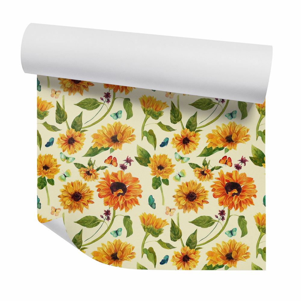 Tapeta na stenu Motýle medzi slnečnicami