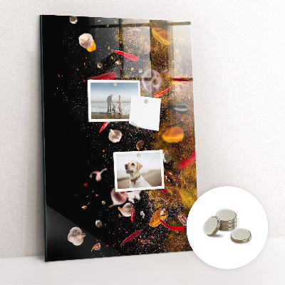 Magnetická tabuľa na stenu Výbuch chutí