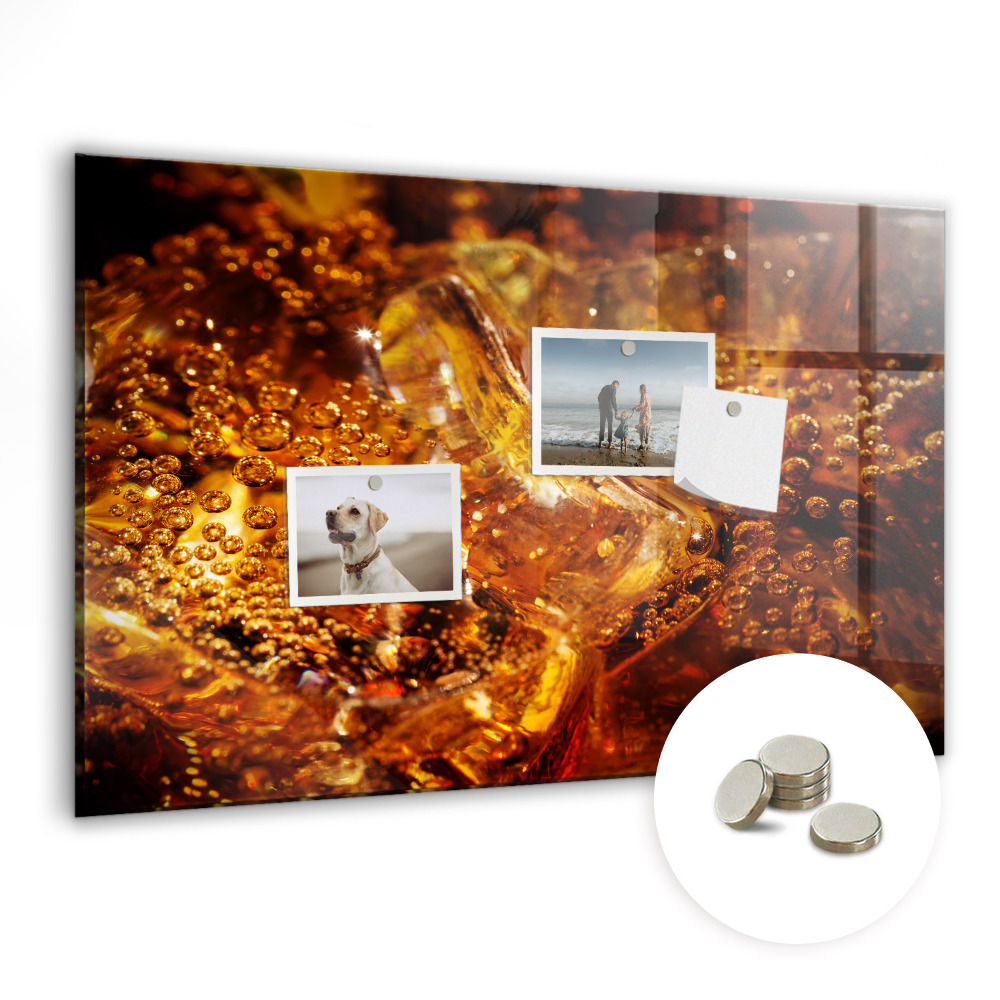 Magnetická tabuľa na stenu Rozliaty nápoj