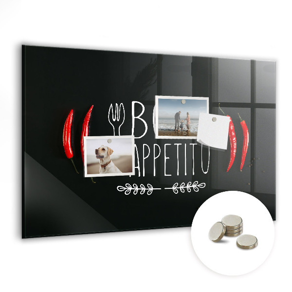 Tabuľa na magnetky Bon apettio chilli