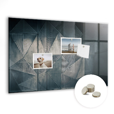 Tabuľa na magnetky Kovové trojuholníky