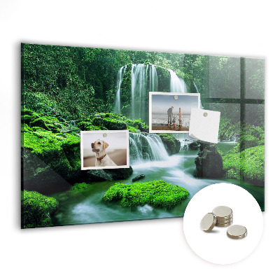 Tabuľa na magnetky Vodopád na Srí Lanke