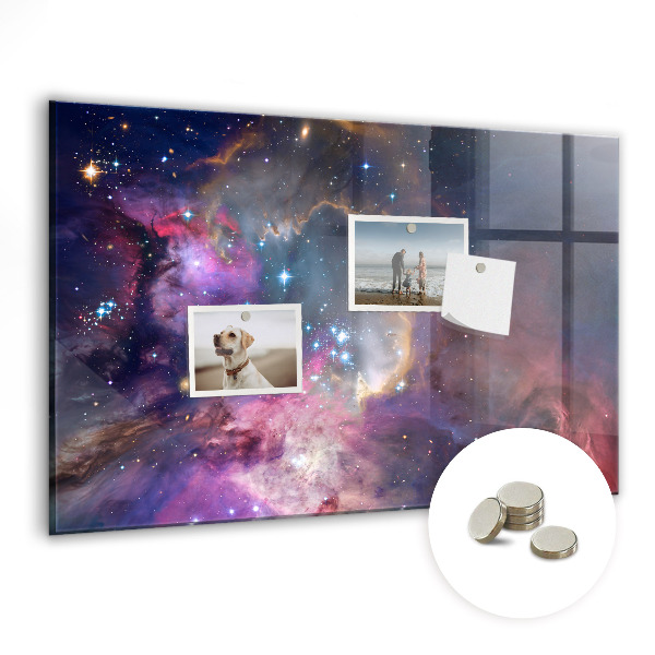 Magnetická tabuľa na magnetky Galaxia hmlovina