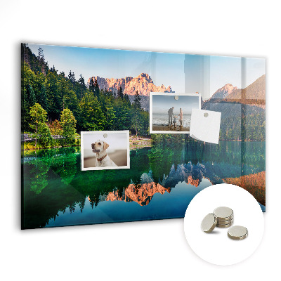 Tabuľa na magnetky Jazerný les