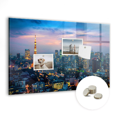 Magnetická tabuľa Nočné mesto