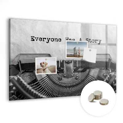 Tabuľa na magnetky Každý má svoj príbeh