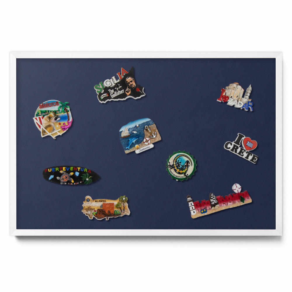 Magnetická tabuľa na magnetky Farba: tmavo modrá