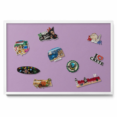 Magnetická tabuľa Pastelovo fialová farba