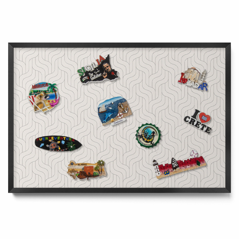 Tabula na magnetky na stenu Pravidelný lineárny vzor