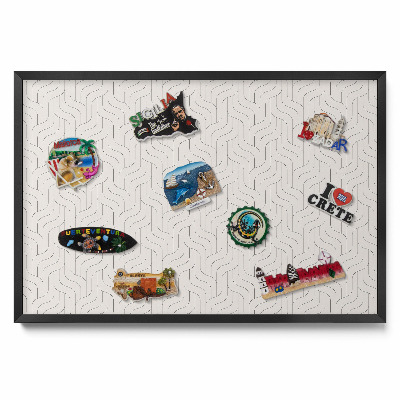 Tabula na magnetky na stenu Pravidelný lineárny vzor