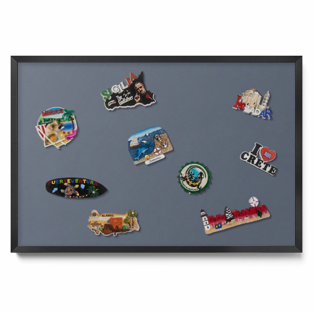 Magneticka tabula na stenu Studená sivá farba