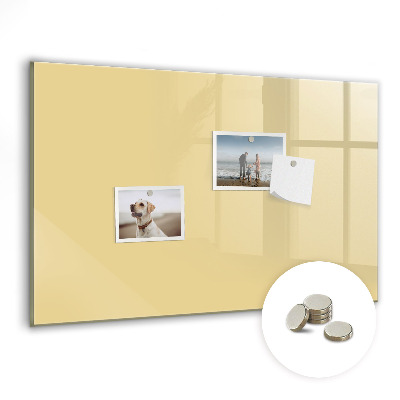 Detská magnetická tabuľa Krémová farba