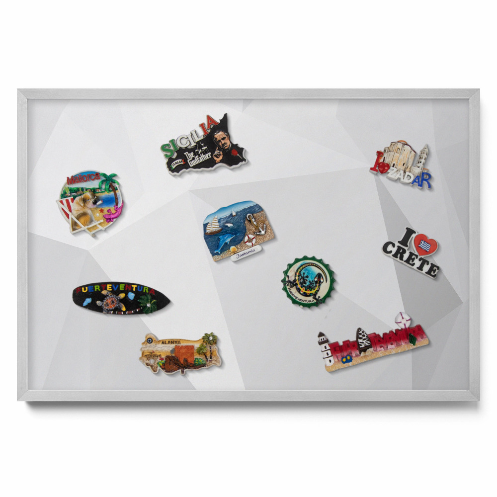 3D geometrické pozadie Magneticka tabula na stenu