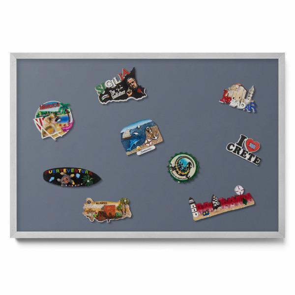 Tabula na magnetky na stenu Studená sivá farba