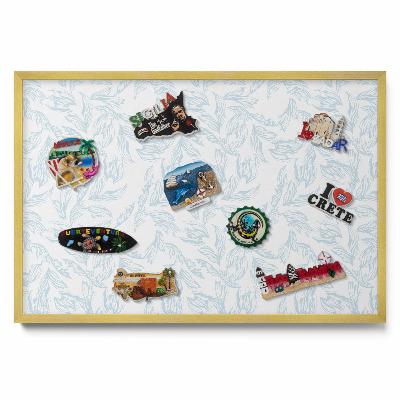 Pravidelný listový vzor Tabula na magnetky na stenu