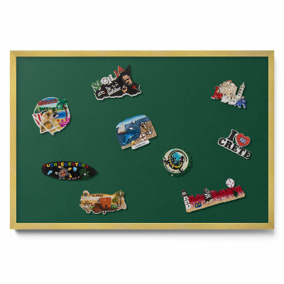 Magnetická tabuľa na magnetky Tmavozelená farba