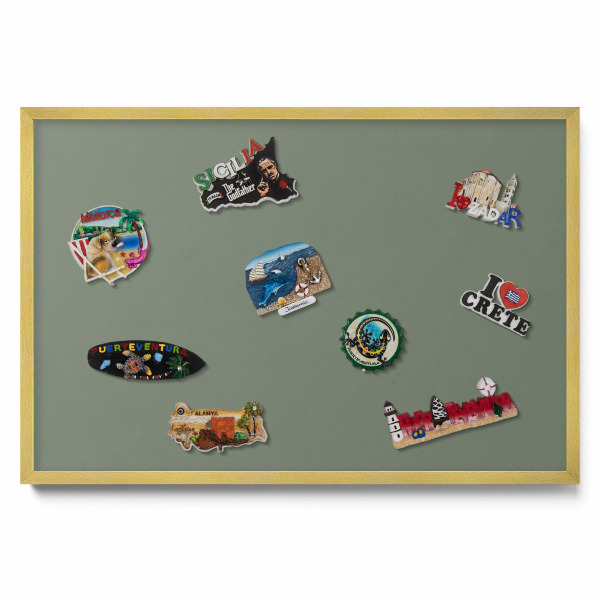 Tabula na magnetky na stenu Olivová farba