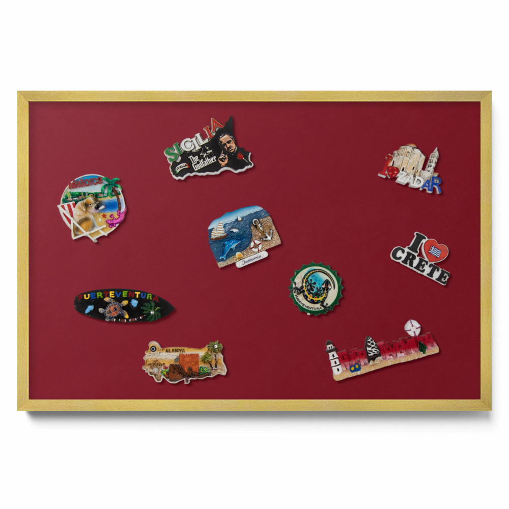 Magneticka tabula na stenu Bordová farba