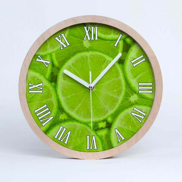 Drevené hodiny Limes