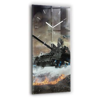 Vertikálne hodiny Grafika nádrže