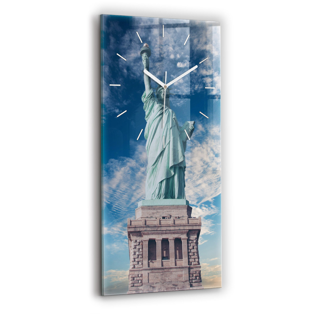 Sklenené hodiny Socha slobody New York