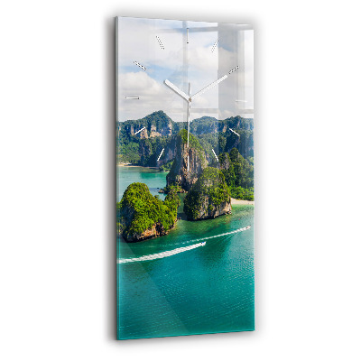 Sklenené hodiny Ostrov v Thajsku