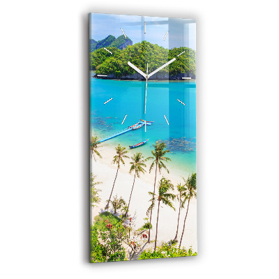 Sklenené hodiny na stenu Národný park Thajsko