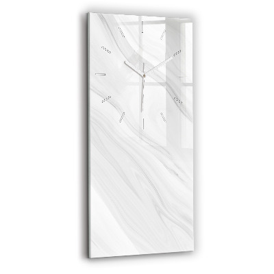 Sklenené hodiny na stenu Dekoratívny mramor