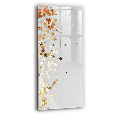 Vertikálne hodiny Hviezdy na svetlom pozadí