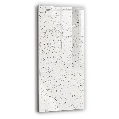 Sklenené hodiny Škvrny abstraktné