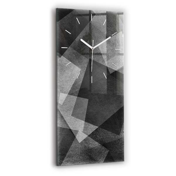 Sklenené hodiny Geometrická abstrakcia