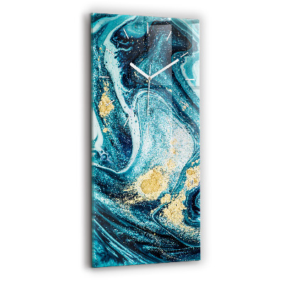 Sklenené hodiny Abstraktný mramor