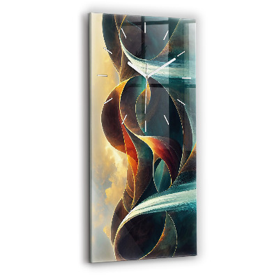 Sklenené hodiny Tečúci vodopád