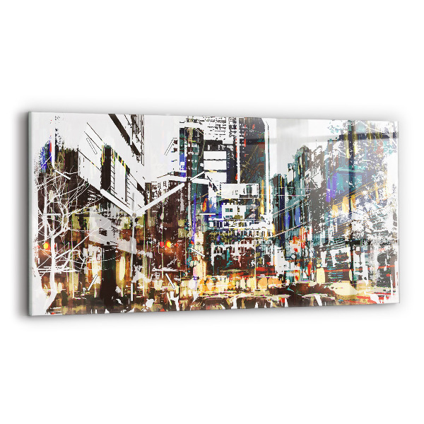 Sklenené hodiny Mesto New York