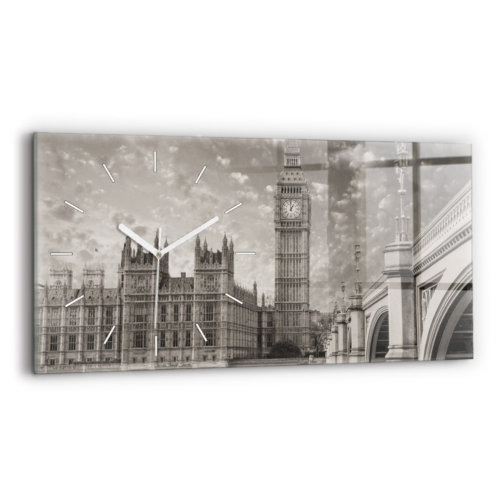Horizontálne hodiny Londýn Anglicko Big Ben