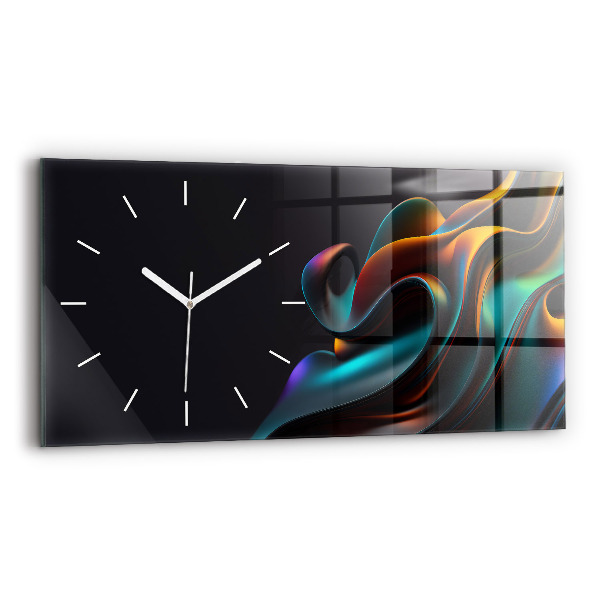 Sklenené hodiny Futuristická vlna