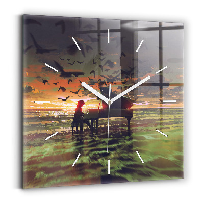 Sklenené hodiny Koncert na pláži