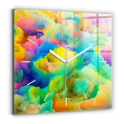 Sklenené hodiny Fraktálna textúra