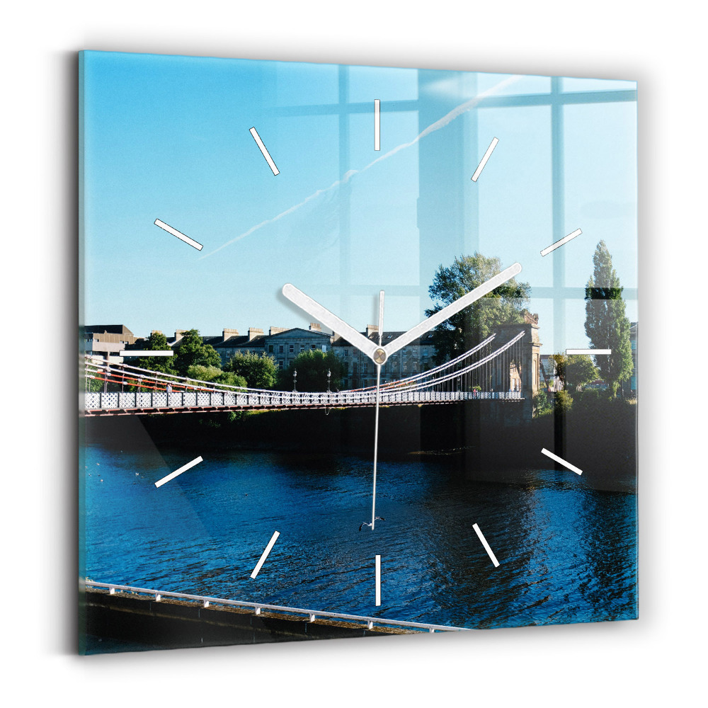 Sklenené hodiny na stenu Southportland Škótsko