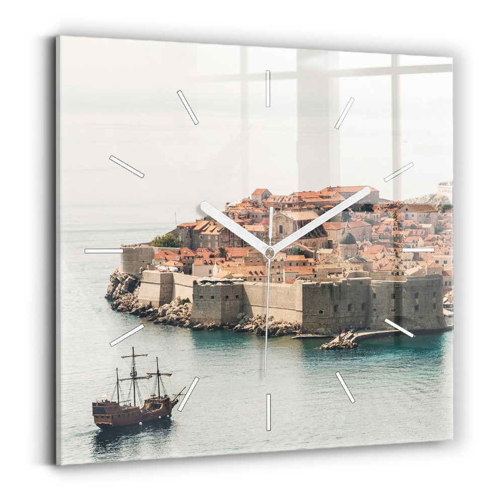 Sklenené hodiny Plachetnica v Dubrovníku