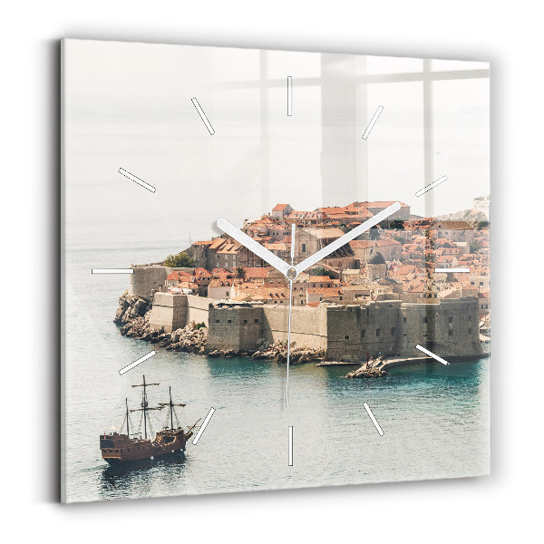 Sklenené hodiny Plachetnica v Dubrovníku