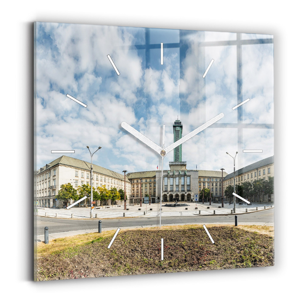 Sklenené hodiny Panoráma Ostravy