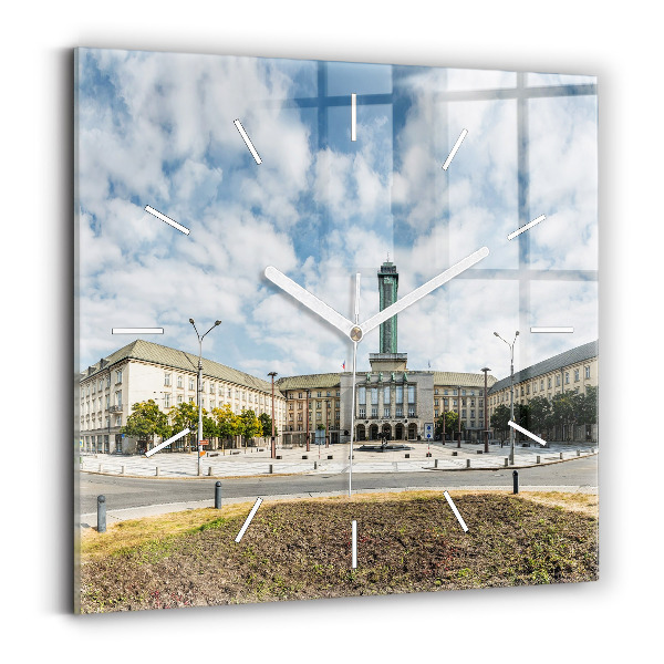 Sklenené hodiny Panoráma Ostravy